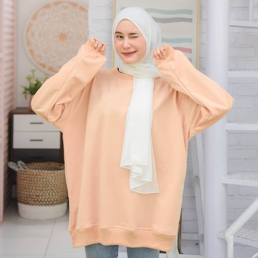 Public - Basic Oversize - Sweater Oversize Wanita