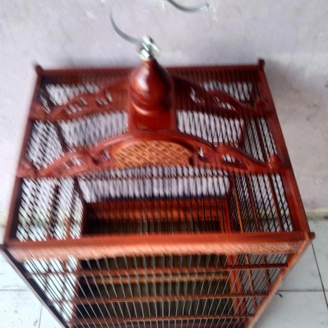 TERBARU|NEW STOCK|READY STOCK|BIG SALE KANDANG BURUNG CUCAKROWO/KANDANG BURUNG MODEL UKIR KAYU JATI/