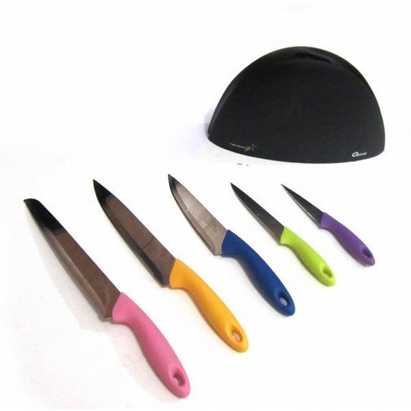 Oxone Rainbow Knife Set Isi 5 OX-606