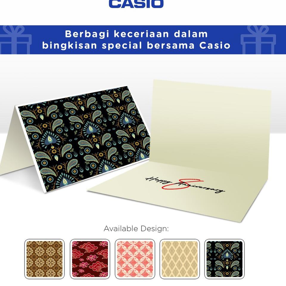 

pqd...!297AN Casio Bingkisan Special ( Kertas kado & kartu ucapan)