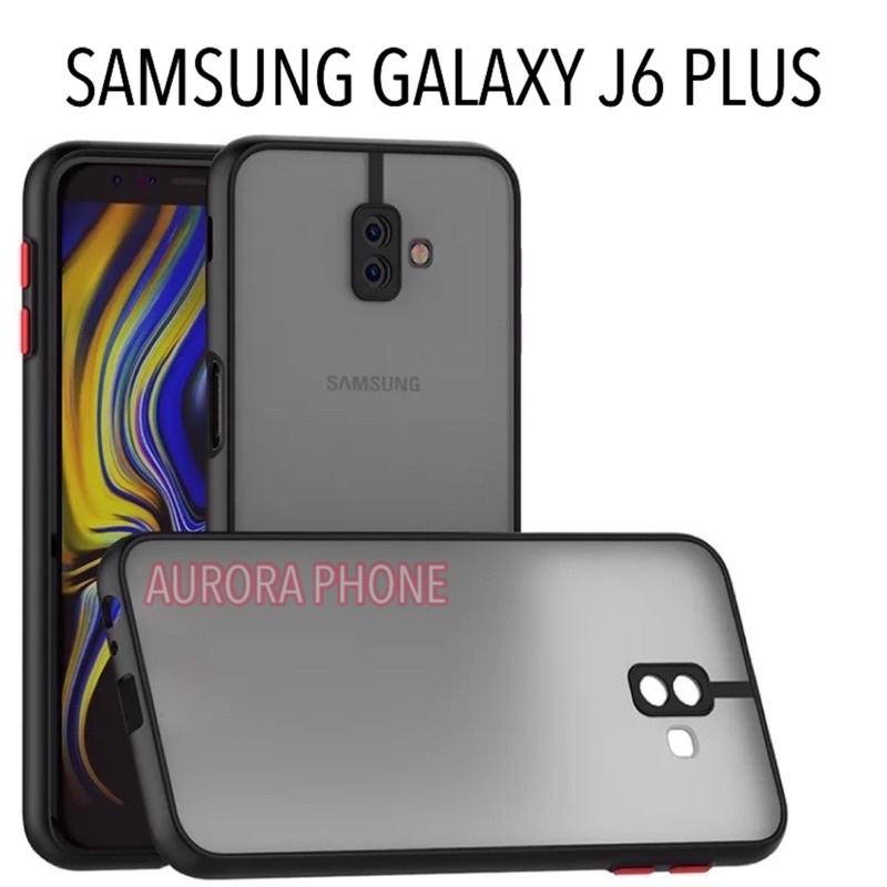 Soft Case Samsung Galaxy J6 Plus Frosted Camera Protection Dove Full Camera Frosted Samsung J6 Plus 