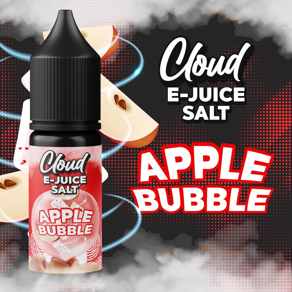 SALT CLOUD JUICE SALT APPLE BUBBLEGUM BUBBLE GUM 10MG 20MG 15ML