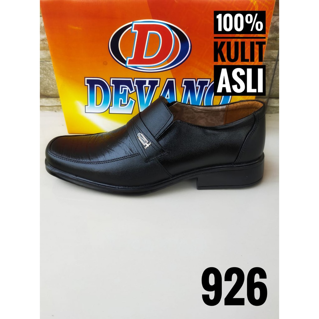 Sepatu DEVANO 926 kantor Pantofel kickers kulit asli pria dinas kerja murah