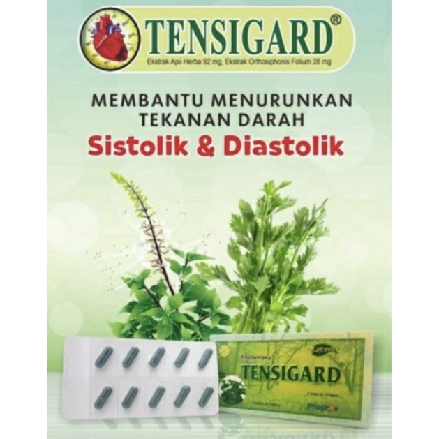 Tensigard strip 10 kapsul ( herbal menurunkan tekanan darah )