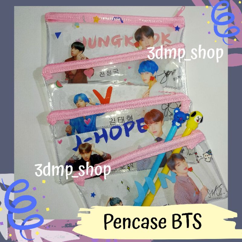 Pencase BTS  persona jungkook v taehyung jhope seokjin jin