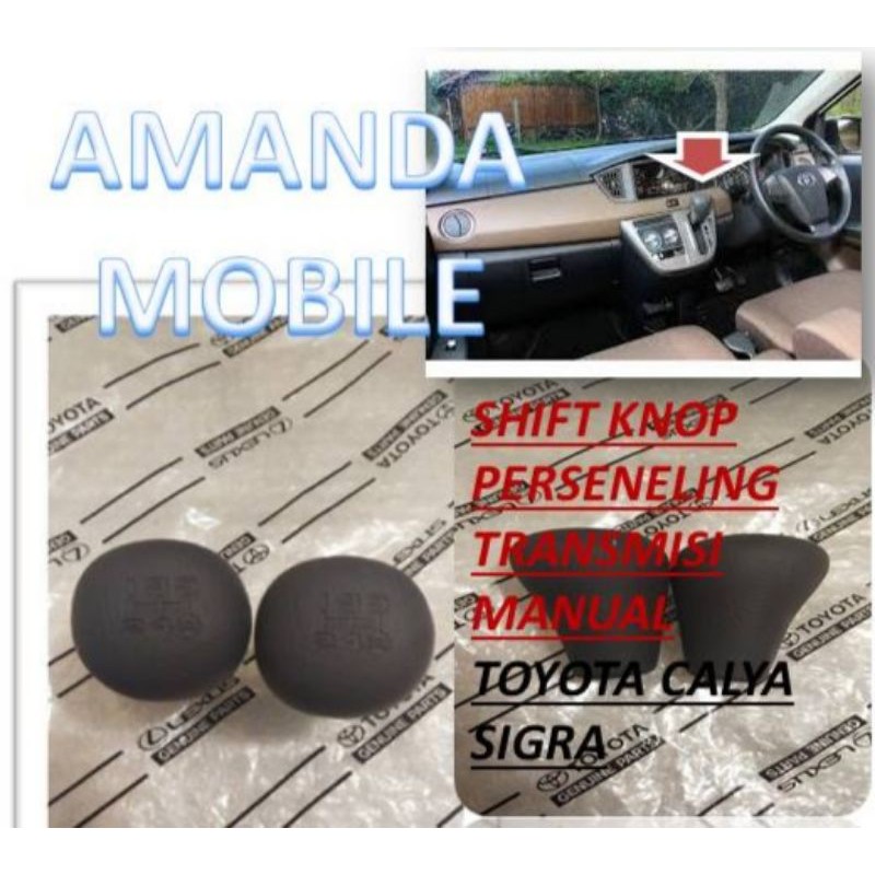 Shift Knob Manual Toyota Calya Daihatsu Sigra Original TOYOTA