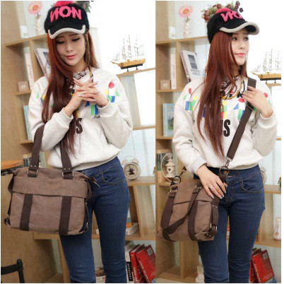 Tas Selempang Wanita Kanvas [DIANA] / Tas Wanita / Tas Import
