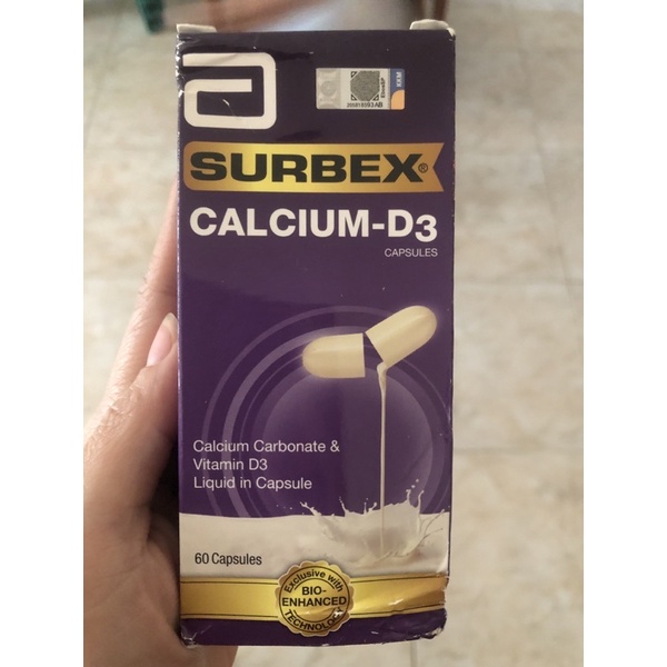 Surbex calcium d3 isi 60 capsule