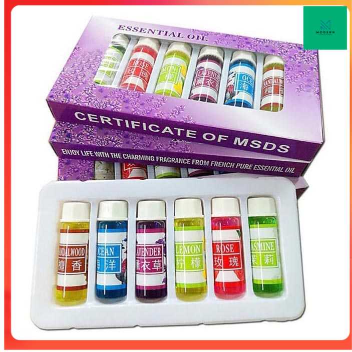 TD-DC Taffware Essential Oils Minyak Aromatherapy 5ml Mixing 6 PCS - 3544 0001