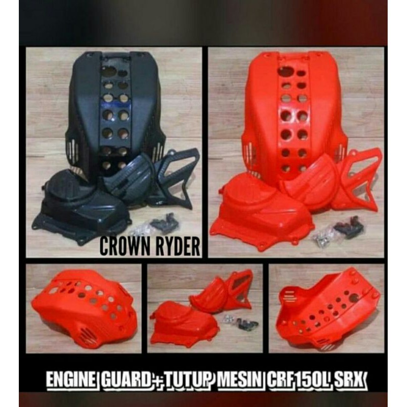 cover mesin CRF engine guard Honda CRF 150L srx