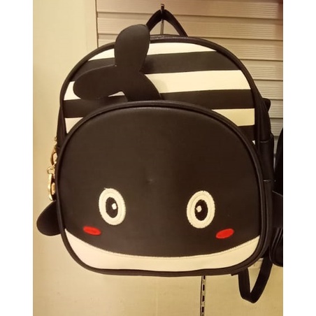 TAS RANSEL ANAK MOTIF PAUS MERK PINK KISS BY ELIZABETH