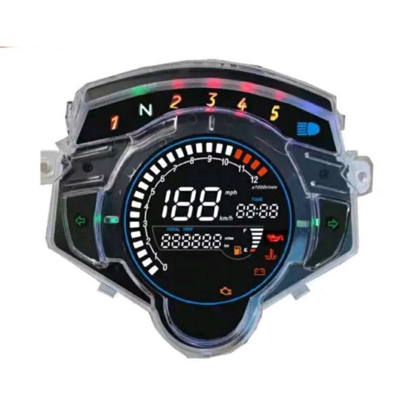 Speedometer Digital Uma Racing for Jupiter Mx 135