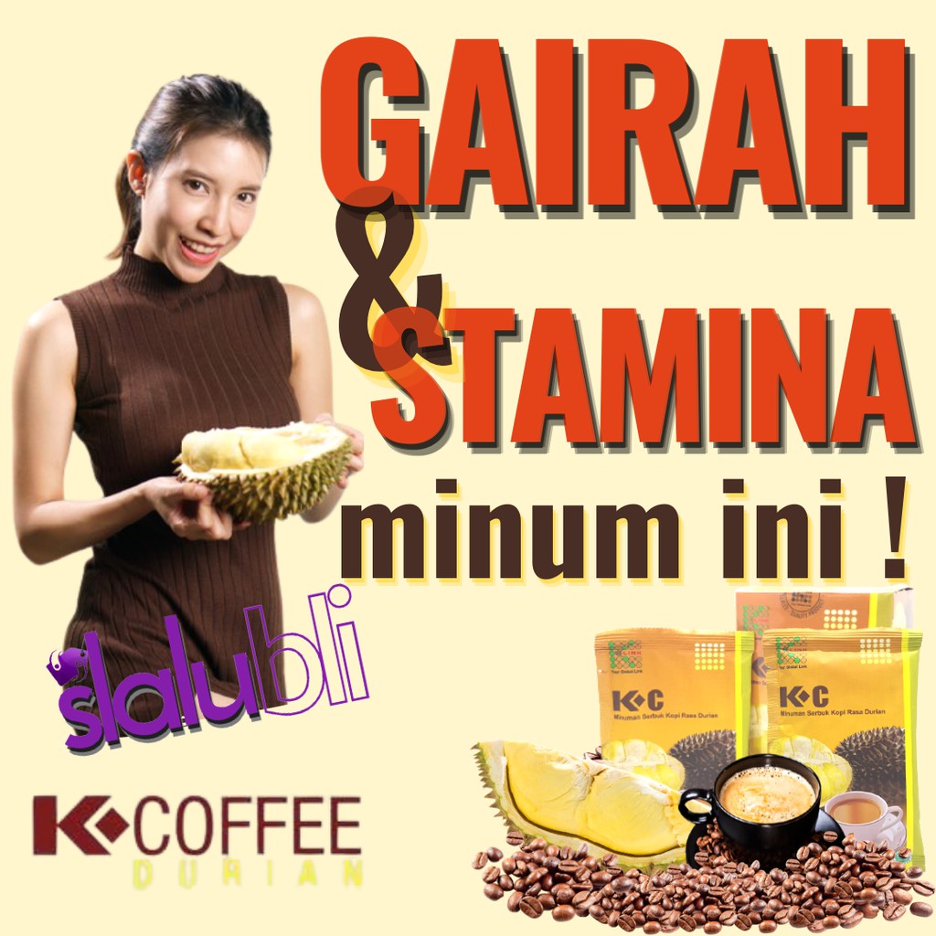 

K Coffee Durian Kopi Durian Extra Gairah Stamina