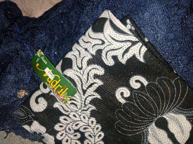 (ada Baju Anak) Couple Batik Setelan Brukat Batik Gurita Safitri