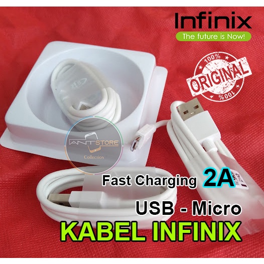 Kabel Data Charger Infinix Hot 9 play / Hot 10 Original Fast Charging