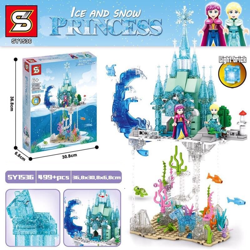Brick Block SY 1536 Disney Princess Frozen II ( Suspended Arendale Castle ) SY1536