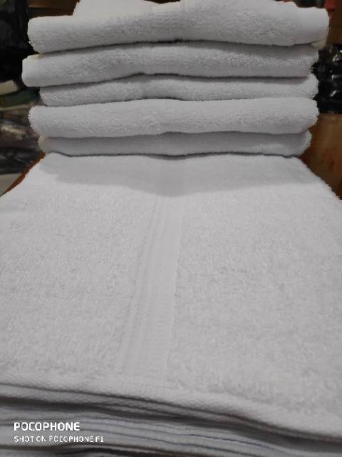 HANDUK PUTIH MUTIA  HOTEL SUPER PREMIUM 5 STARS, BATH TOWEL 50 X 100