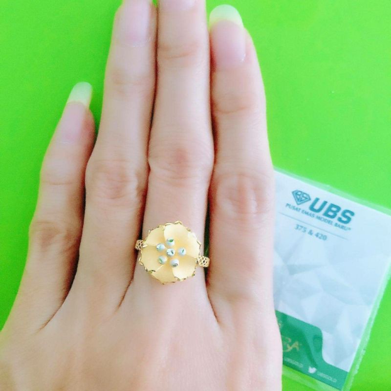 Cincin bunga sepatu kadar 375