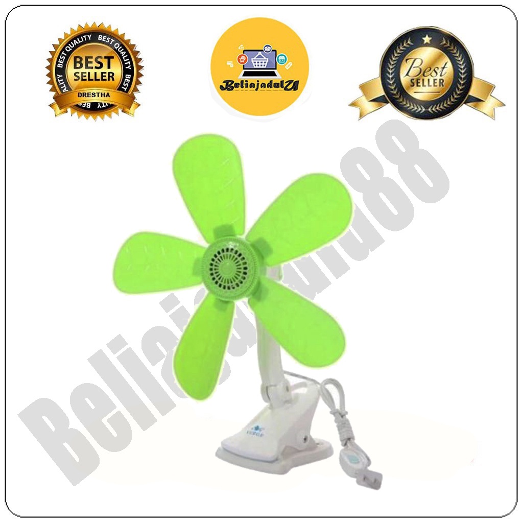 Beliajadulu88 Kipas Angin Listrik Jepit Clip Fan 3 in1 5 Baling-baling 20 Watt / 30watt