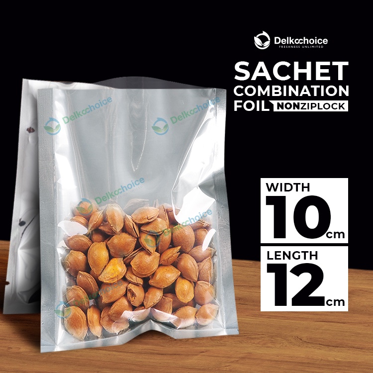 Plastik Sachet Aluminium Transparant | Plastik Kemasan Sachet 10x12
