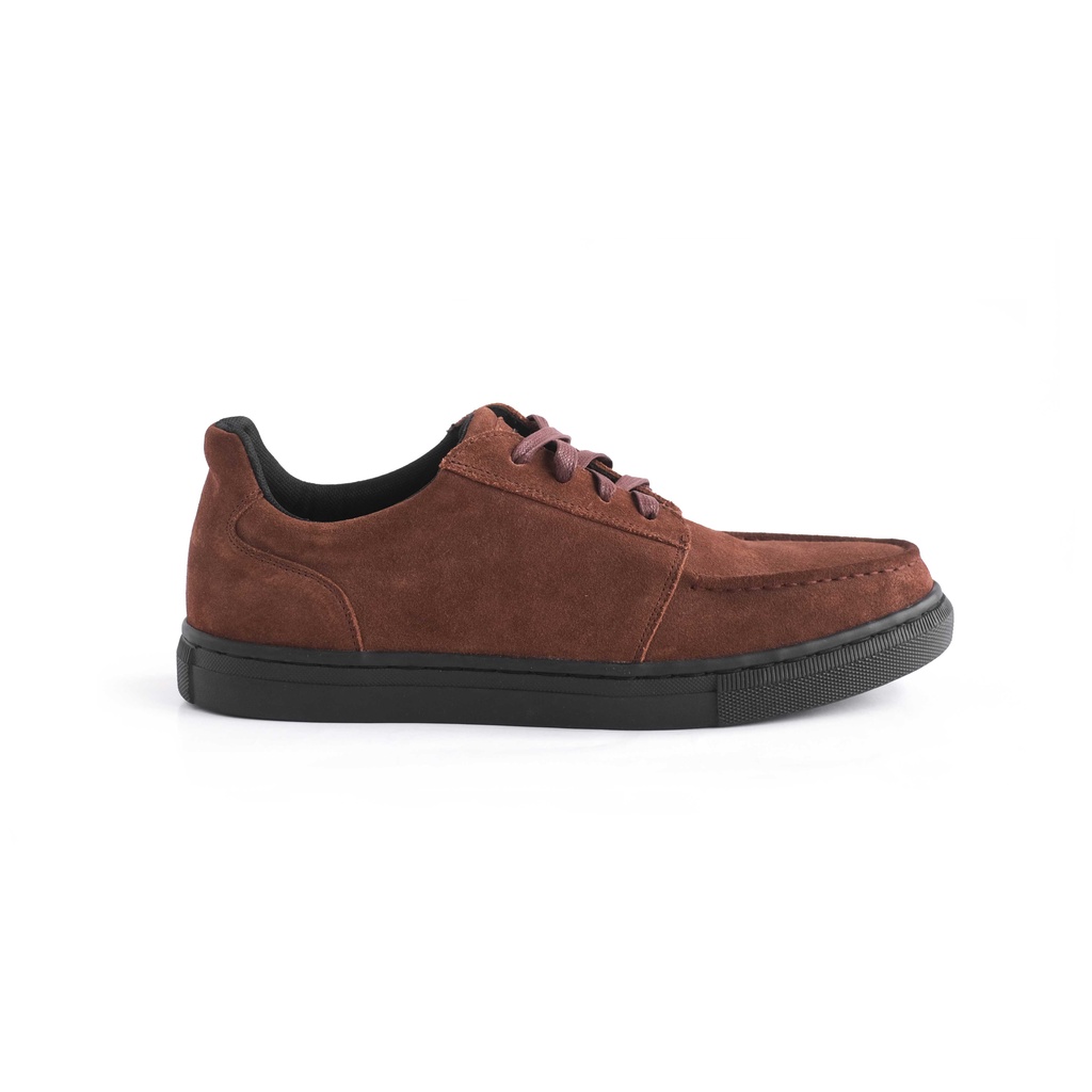 Sepatu Sneakers Kulit - Winshor - Denver - Bata Brown Suede