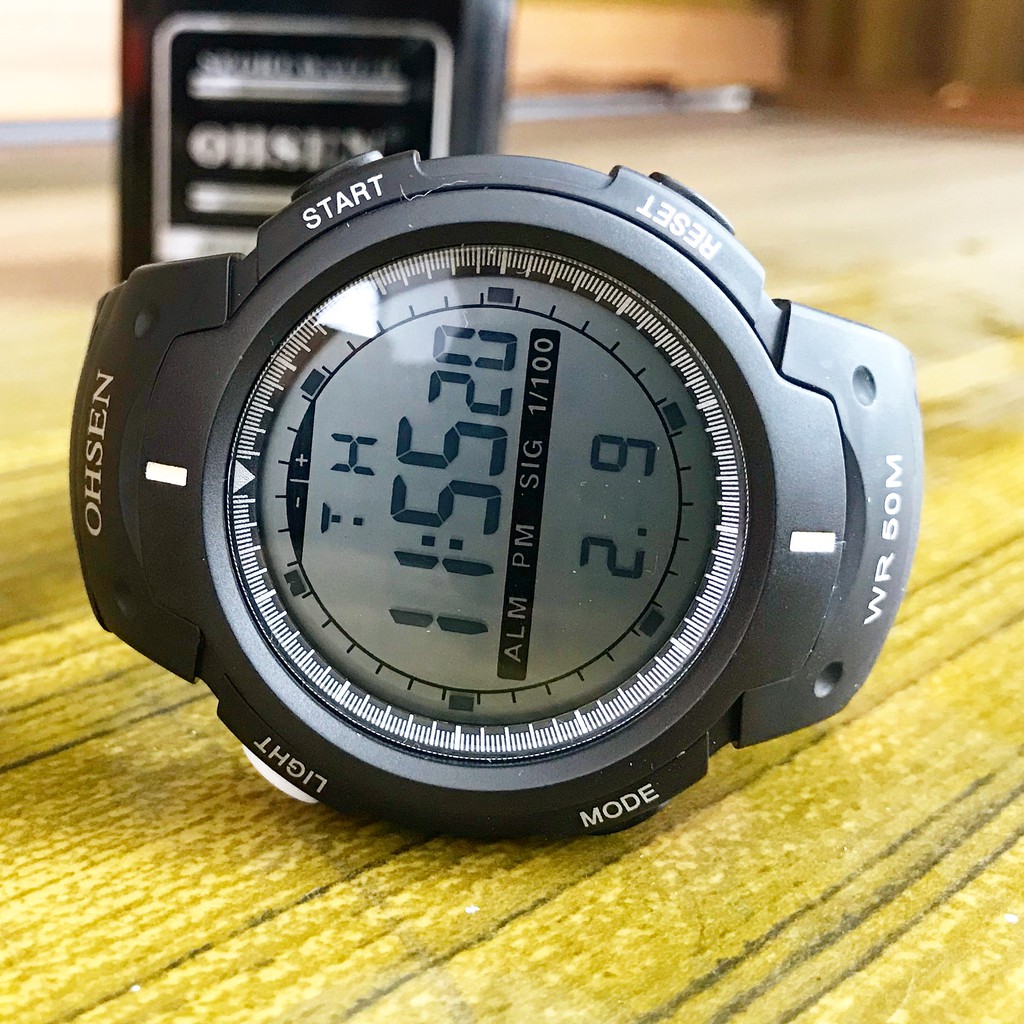 (COD) Jam Tangan Pria Original Digital OHSEN MD4 Rubber Karet Sport Sporty Anti Air Waterproof