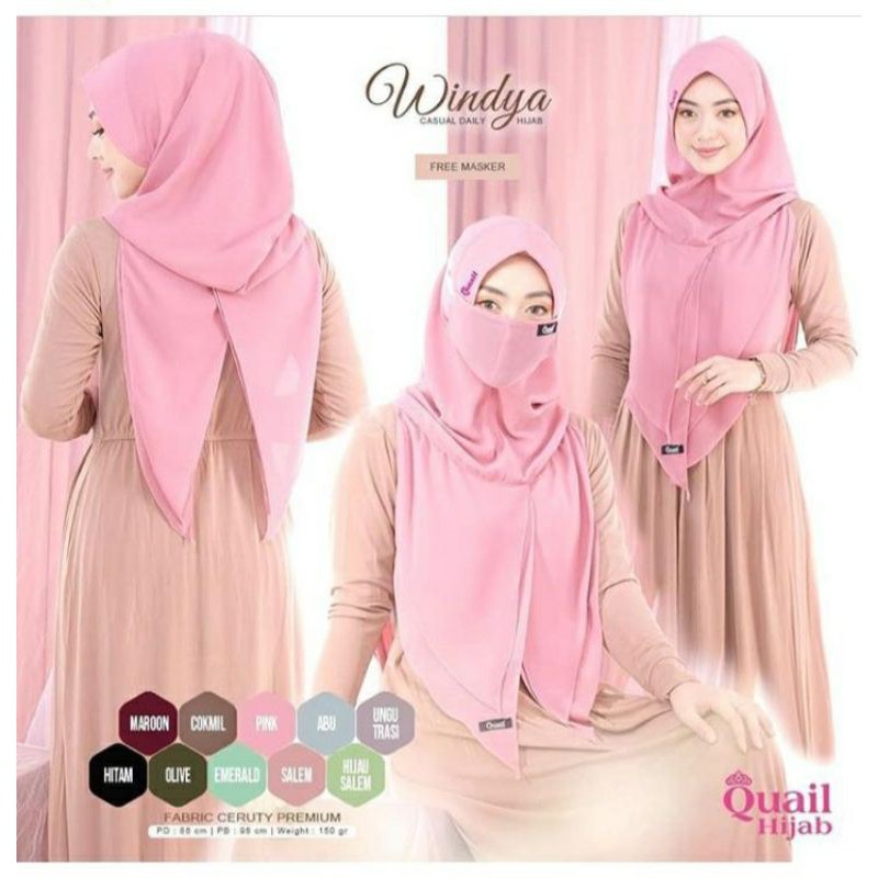 WINDYA Casual DaiLy Hijab (BY Quail Hijab)