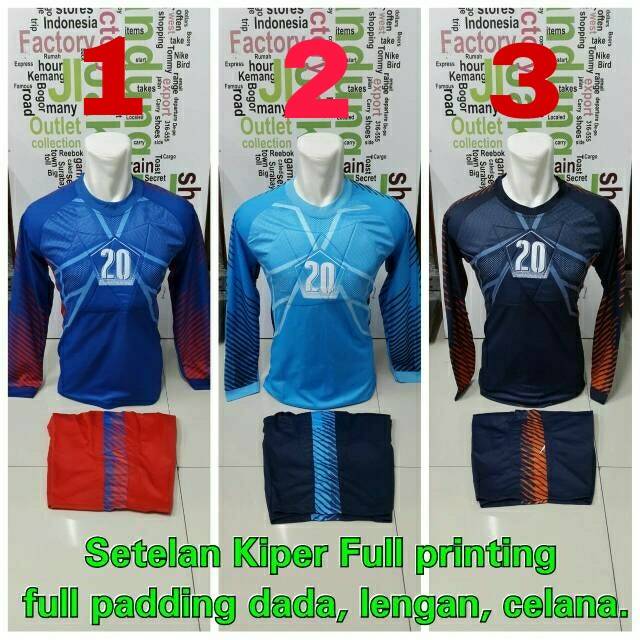 SETELAN KIPER LIGA DEWASA BAJU KIPER KAOS KIPER PENJAGA GAWANG