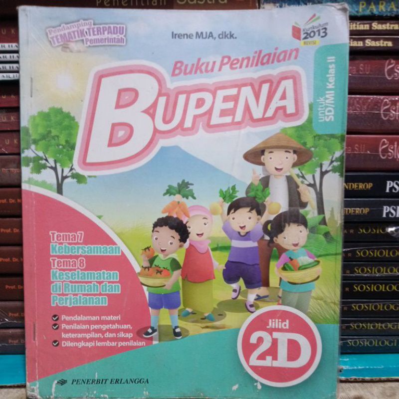 Jual BUKU PENILAIAN BUPENA KELAS 2D PENERBIT ERLANGGA | Shopee Indonesia