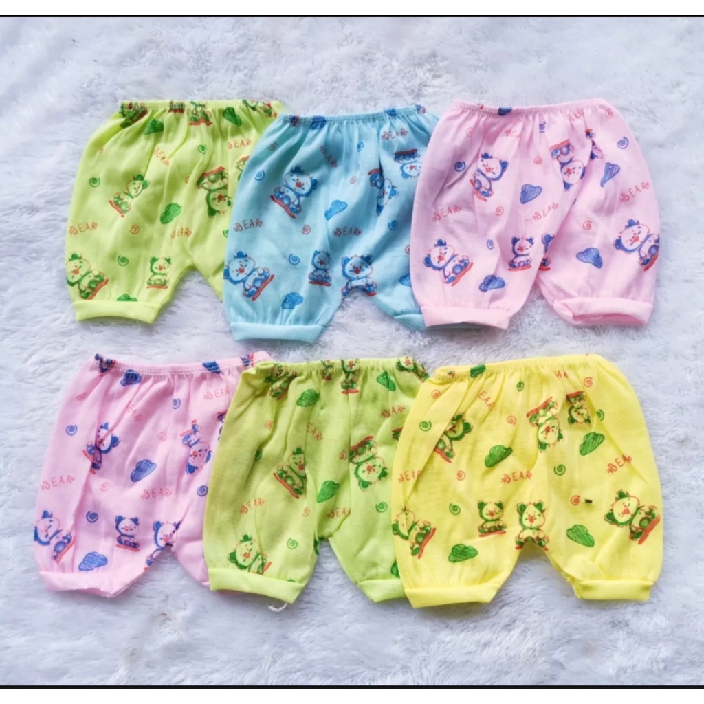 6 pcs Celana Pendek Bayi / Celana Anak laki laki / Celana anak perempuan