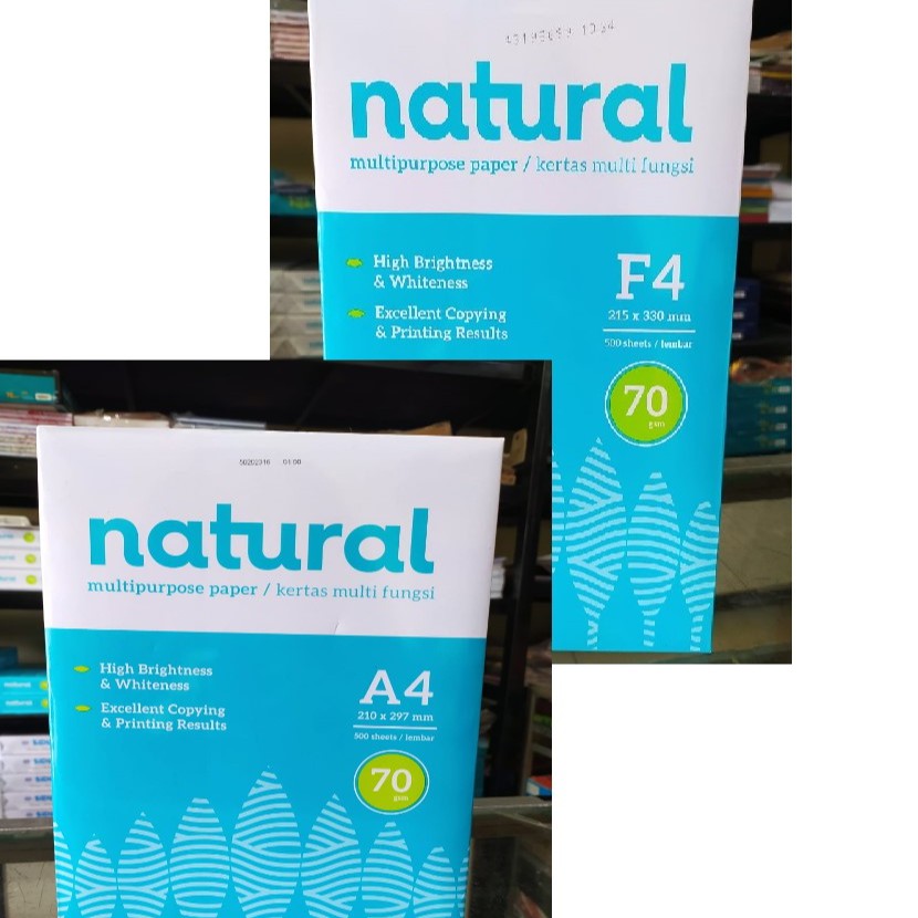 

(ECER) 100 Lembar Kertas HVS 70 gsm Ukuran A4/F4