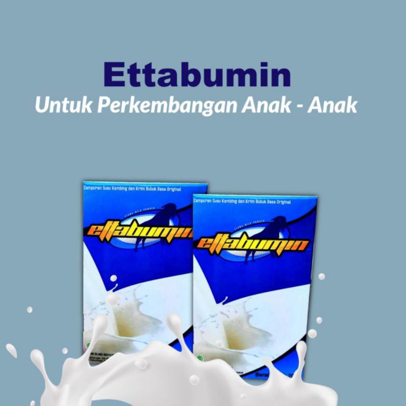 

Susu Ettabumin, Ettabumin susu etawa bubuk bervitamin tinggi nutrisi tulang dan paru-paru