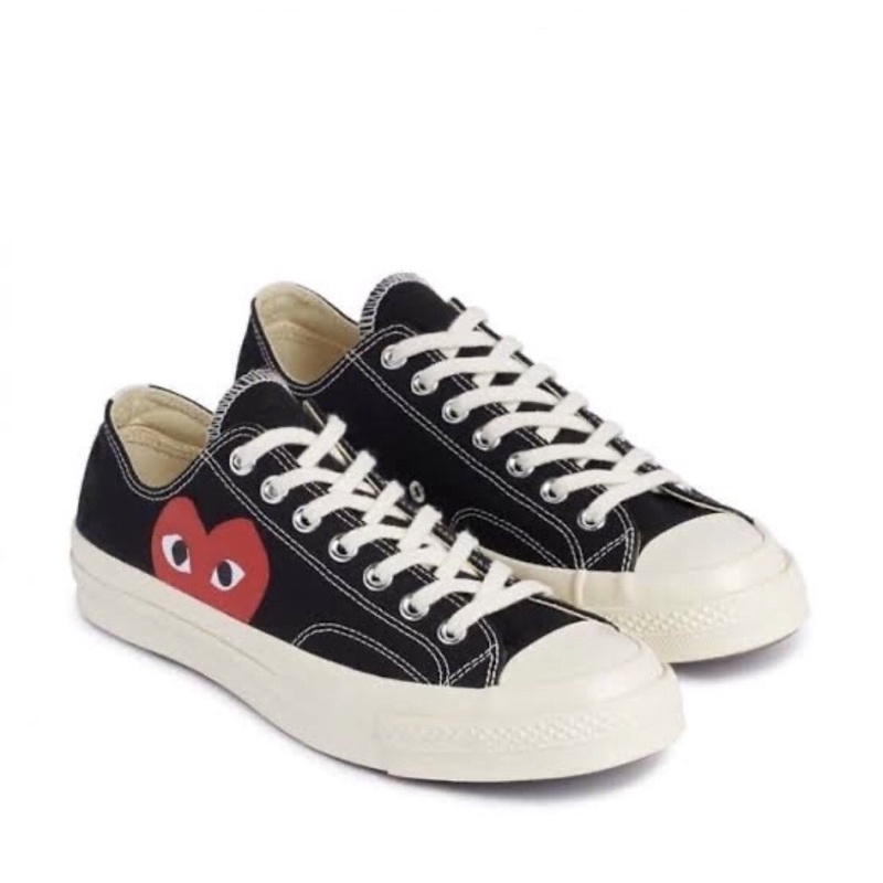 Converse Comme des Garcons Ox Black One Heart