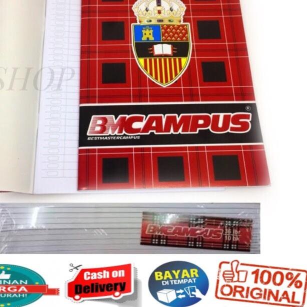 

◙ 1 PACK ISI 10 PCS BUKU TULIS BM CAMPUS 36 LEMBAR UKURAN BOXY ℗