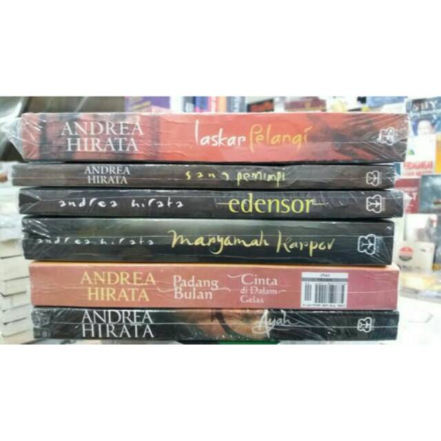 Jual Paket 6 Novel Best Seller Karya Andrea Hirata Indonesia Shopee