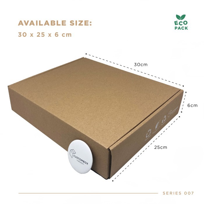 

100 Pcs Box Packaging (30.0x25.0x6.0 cm) | FREE Wrapping Paper JAKARTA