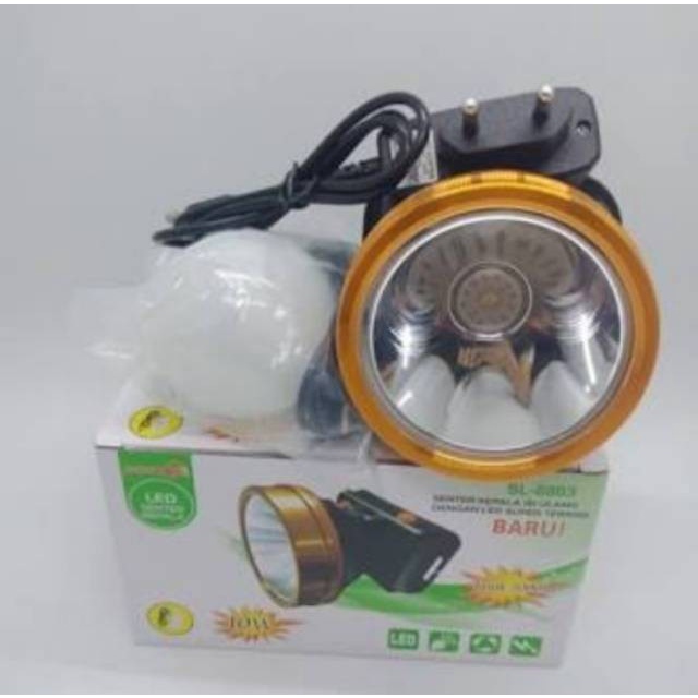 COD SENTER KEPALA LED SUNPRO 10 WATT SL 8803 LED SUPER TERANG