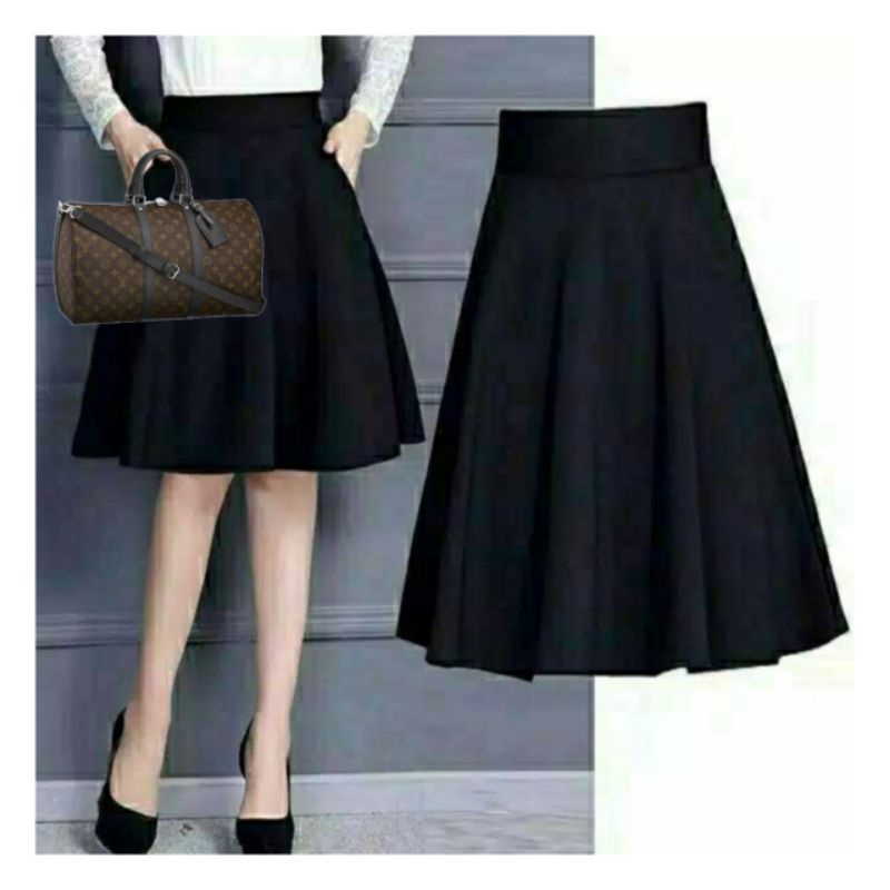 Rok mini flare style korea/Rok span fashion/Rok kerja