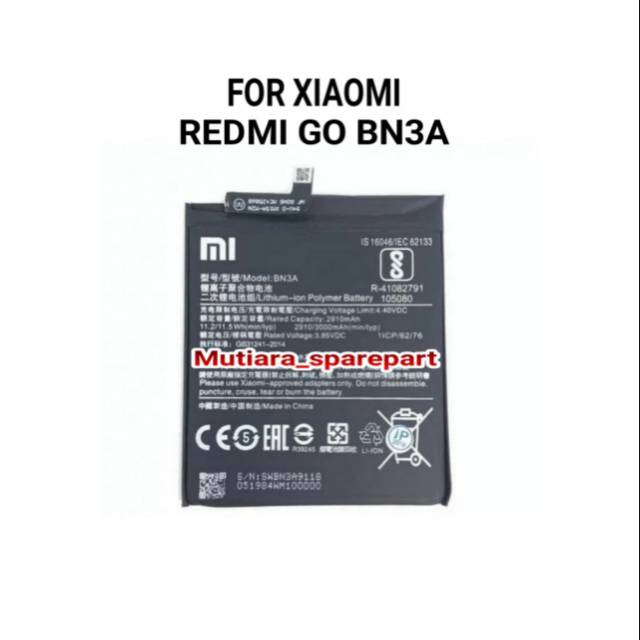 BATRE BATERAI BATTERY XIAOMI REDMI GO BN3A