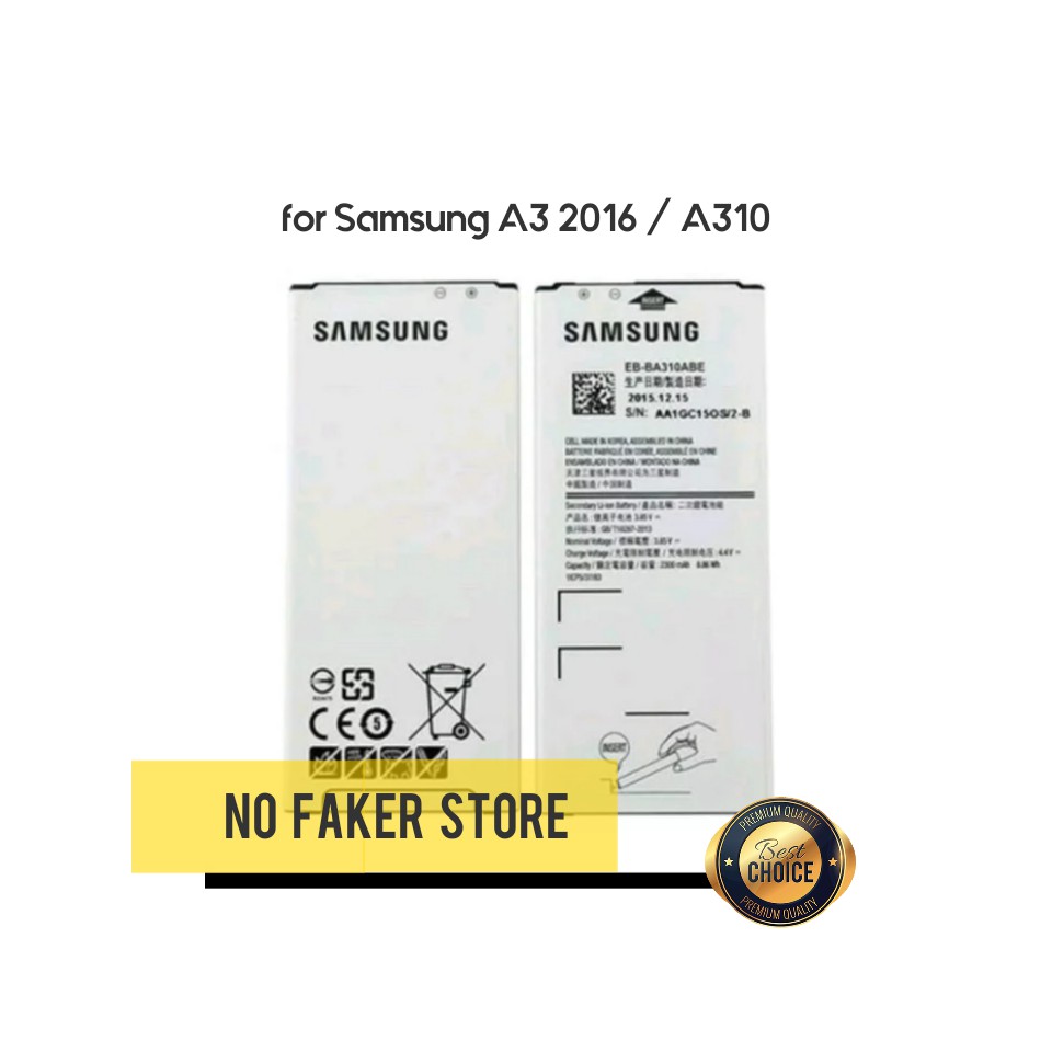 Baterai / Batre Samsung A3 2016 | Batrai Samsung A3 2016 / A310