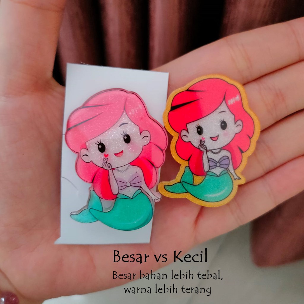 [ORGM] Jepit Rambut Anak Motif Princess Lucu (1 PC)