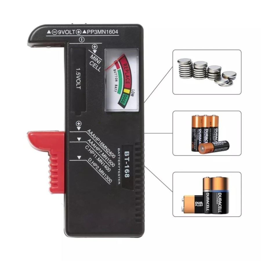 Universsal Battery Tester / checker Analog BT 168 / Alat Test Baterai | distshop