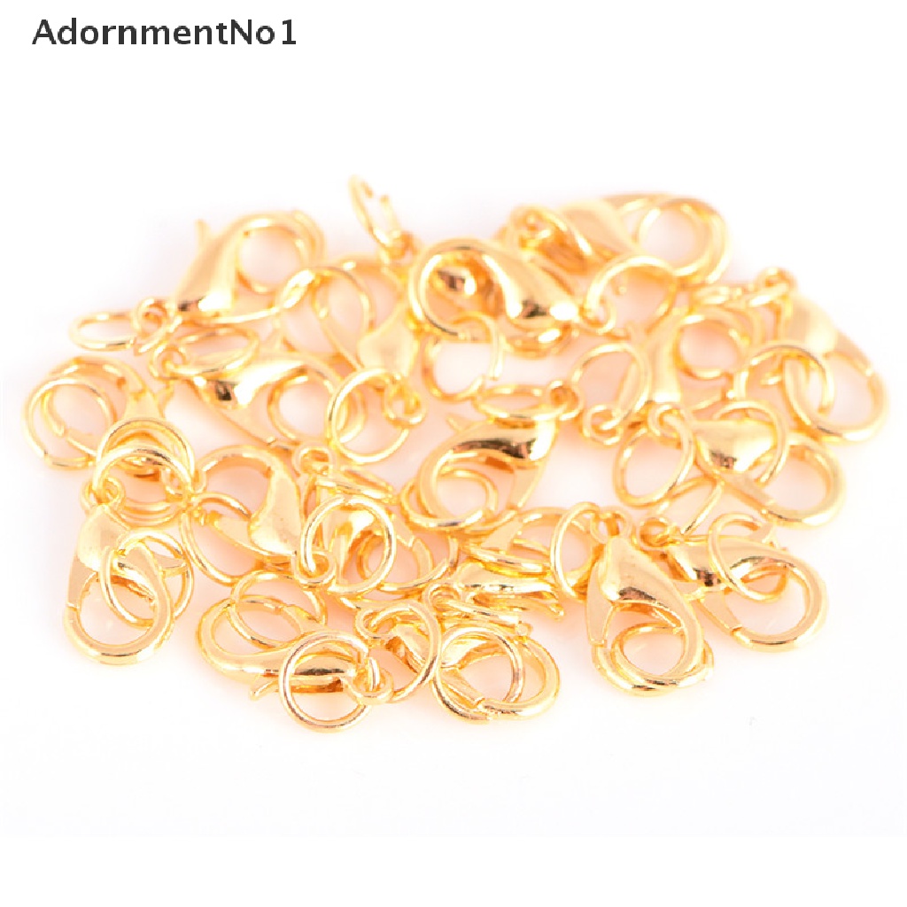 (AdornmentNo1) 20pcs / Set Kait Lobster Bahan Alloy Untuk Membuat Perhiasan DIY