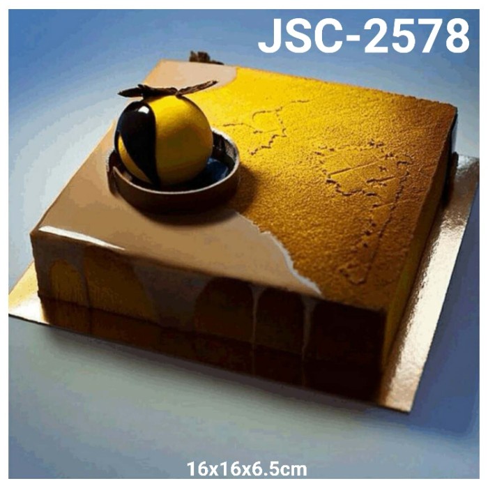 

JSC-2578 CETAKAN LOYANG SILIKON PUDDING ENTREMET CREAM CAKE KOTAK BEST SELLER