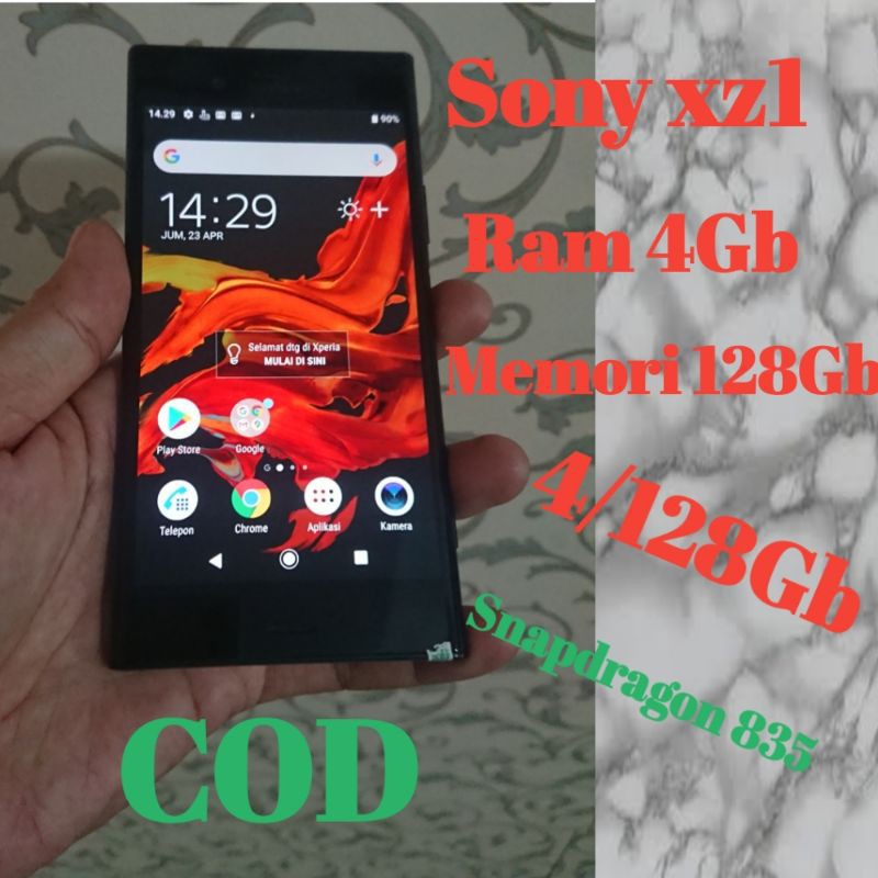 Handphone/HP/Android SONY XZ1 RAM 4/128GB mulus rasa baru siap GAMING termurah original 4g lte