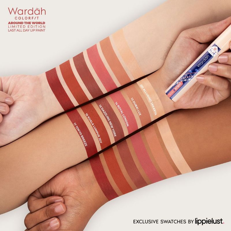 WARDAH Colorfit Last All Day Lip Paint 4,2gr (Lip Cream)