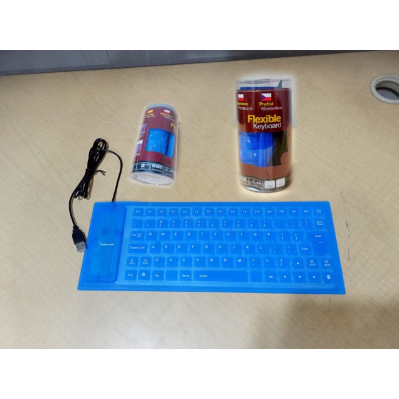 Keyboard Flexible Silicone Keyboard Fleksibel Anti Air Murah Berkualitas New