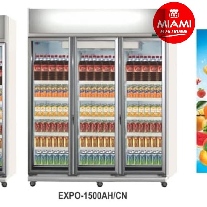 Showcase Gea Expo1500 Cooler Gea 3Pintu Expo 1500