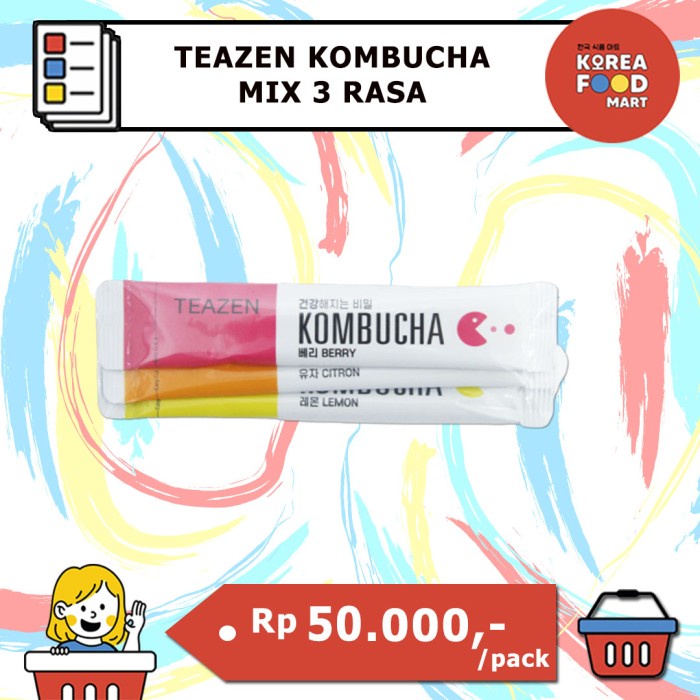 

(BISA COD) TEAZEN KOMBUCHA - MIX 3 RASA