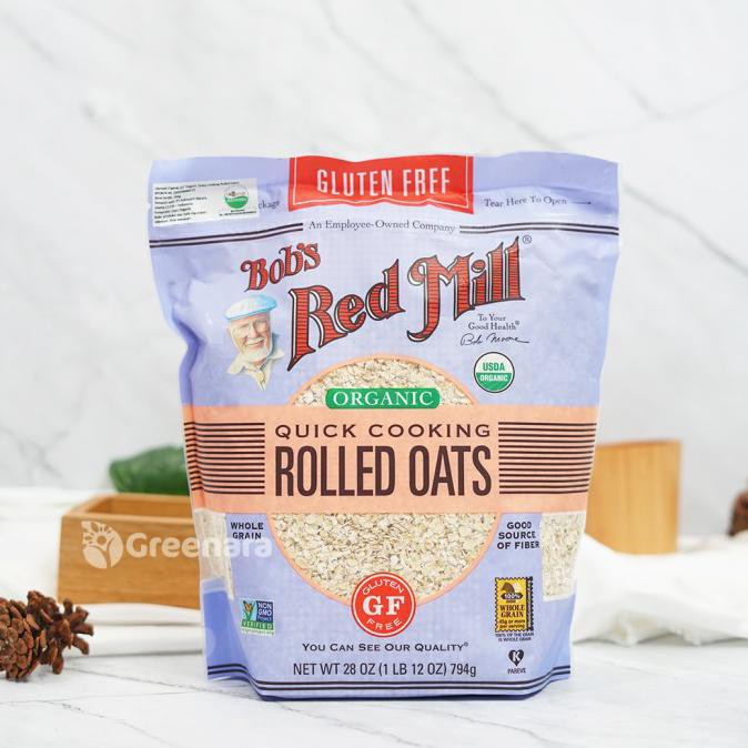 

(COD) Bob's Red Mill GLUTEN FREE ORGANIC Quick Rolled Oats 794gr